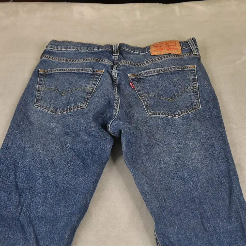 Levis Jeans 511 Mens 33x32 (30x30 Actual) Slim Blue Denim